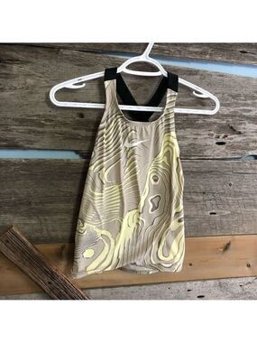𝅺nike Size Large (11-13yrs) Yellow Neon/Black Activewear Tank Top